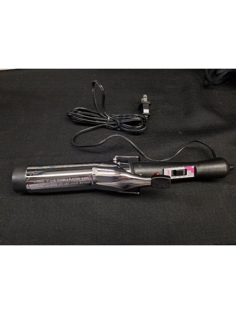 Spilo Hot Rod Professional Curling Iron 1 1/2''  Silver NEW NO BOX!